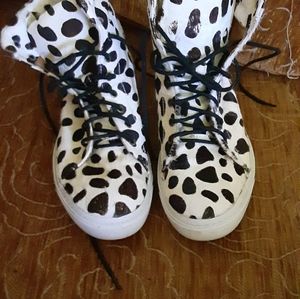 Jeffrey Campbell Flavia leather Hi-top sneaker